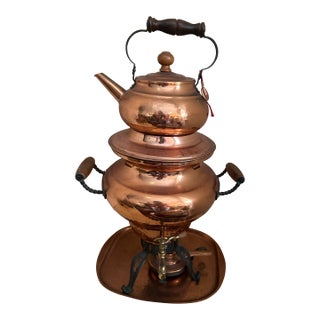 1980s Stöckli Copper Samovar For Sale