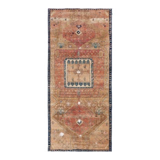 Vintage Decorative Tabriz Wool Rug - 3`7" X 8`6" For Sale