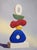 2026, Contemporary Painting on Canvas, Primary Tones Totem, For Sale
