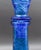 Blue Mid 20th Century Empoli Italian Vintage Mid-Century Modern Blue Wave Art Glass Decanter Genie Bottle For Sale - Image 8 of 8