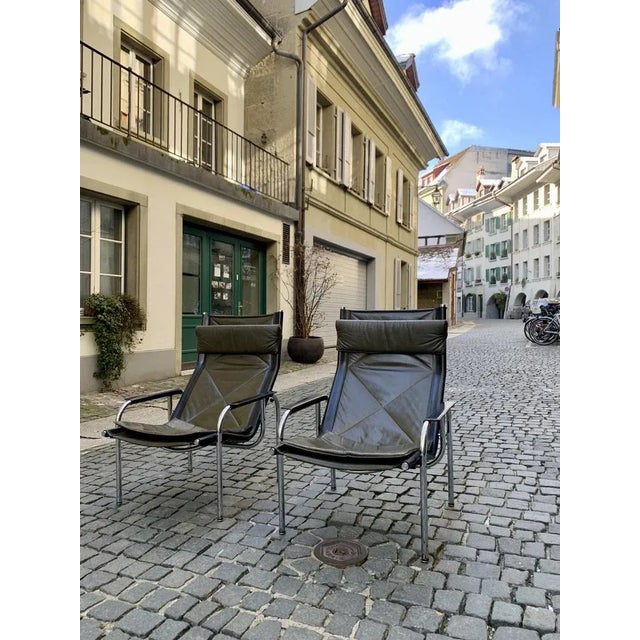 Set of Armchairs by Hans Eichenberger for Strässle by Hans Eichenberger, 1980s For Sale - Image 12 of 12