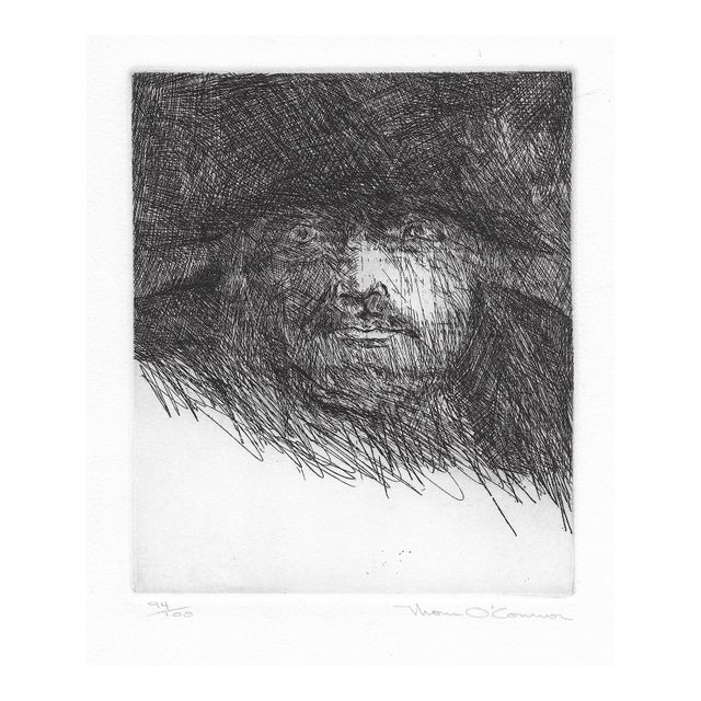 1966 Thom O'Connor Hex #1 Etching For Sale
