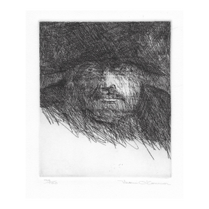 1966 Thom O'Connor Hex #1 Etching