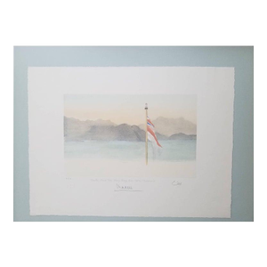 Signed Limited Edition Lithograph Watercolor by Prince Charles