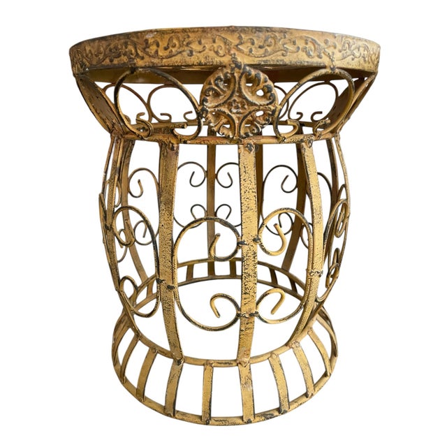 1960s Cast Iron Planters or Stools - Set of 2 For Sale - Image 10 of 12