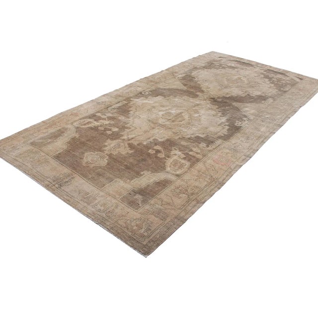 Large Vintage Washed Out Kars Rug For Sale - Image 4 of 6