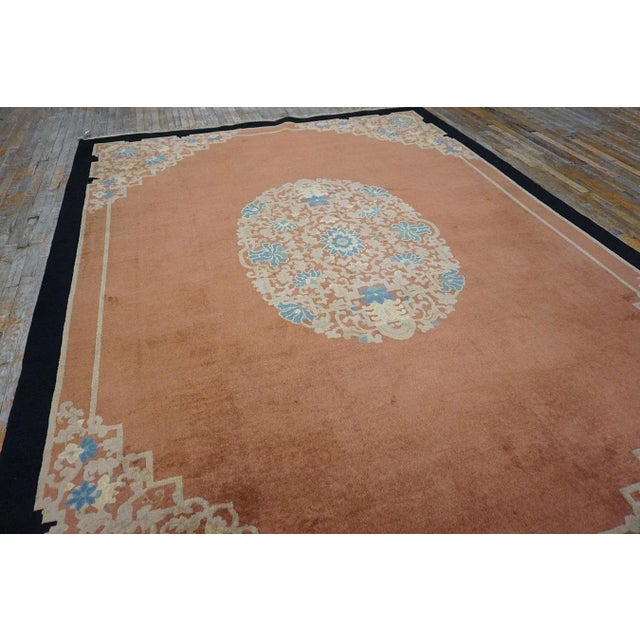 Chinese Early 20th Century Chinese Peking Carpet ( 9' x 11'8'' - 275 x 355 ) For Sale - Image 3 of 12