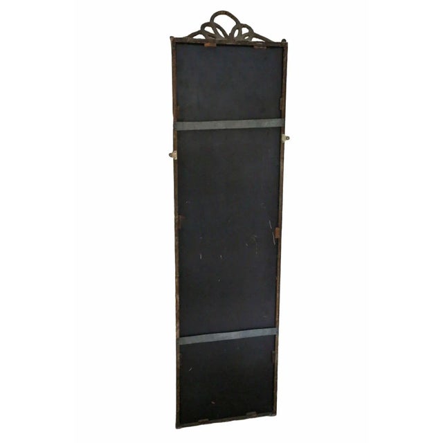 Large Gilt Full Height Floor Wall Dressing Mirror, 1890s For Sale - Image 6 of 7