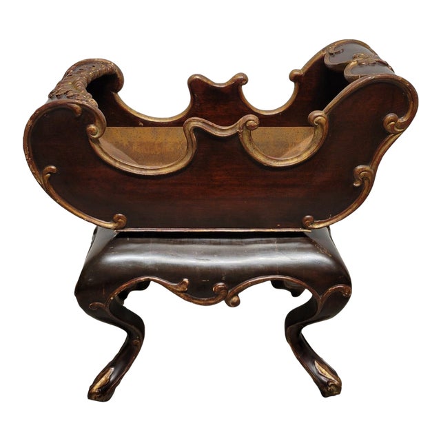 Italianate Rococo Revival Mahogany Jardinière on Stand, C. 1900 For Sale