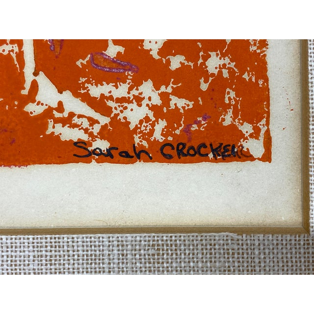 Mid-Century Modern 1960s Grasshopper Lithograph by Sarah Crocker For Sale - Image 3 of 10