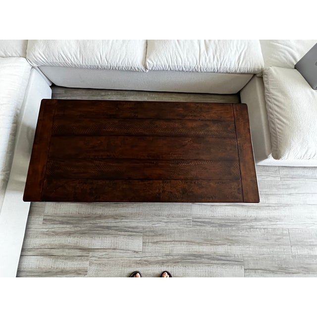 Pottery Barn "Benchwright" Rectangular Coffee Table Chairish