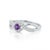 Not Yet Made - Made To Order Amethyst Engagement Promise Ring • Twist Shank Cocktail Ring • Us 7 For Sale - Image 5 of 6