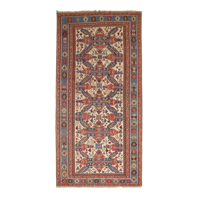 Antique Zeychour Caucasian Kuba Rug rug no.j3245 For Sale