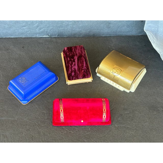 Display these decorative Art Deco era watch boxes as decor on your bedroom dresser or bathroom vanity and use them to...