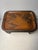 Chinese Antique Painted Metal Tray on Stand Depicting a Chinese Ceremonial Landscape For Sale - Image 3 of 10