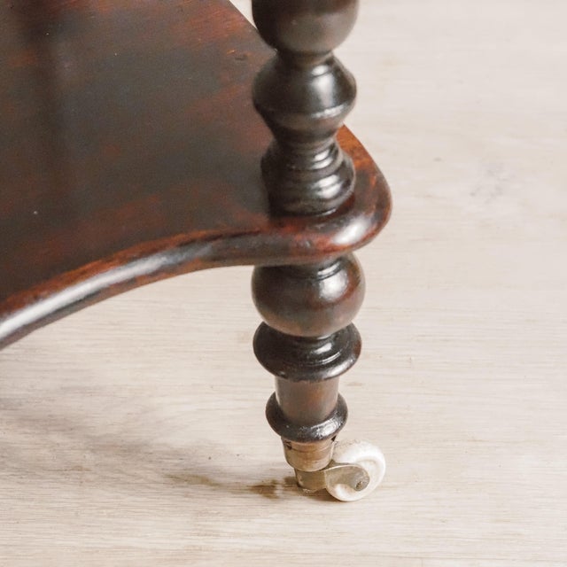 Louis Philippe Etagere with 3 Levels, 1860s For Sale - Image 4 of 7