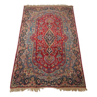 Middle Eastern Kerman Rug in Wool For Sale
