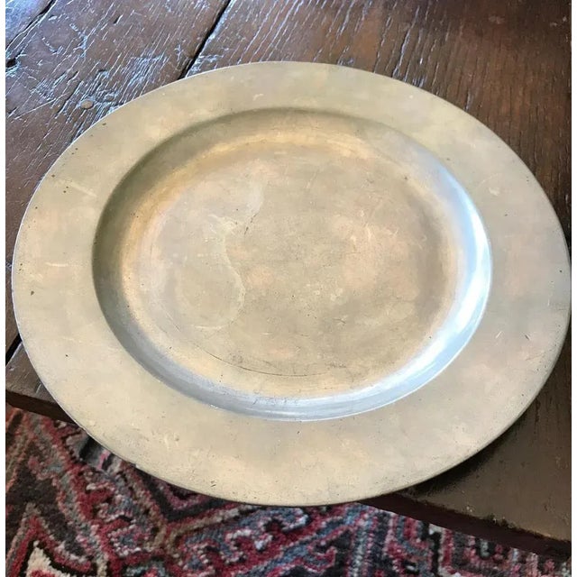 19th Century London Plate in Pewter with Spoons Puter, 1880s, Set of 8 For Sale - Image 3 of 9