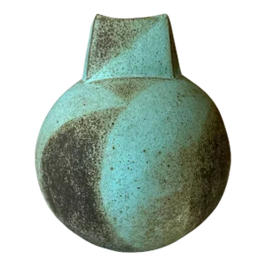 Ceramic Vessel with Geometrical Glaze by John Ward