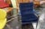 Blue Vintage 1970s Chrome Blue Velvet Lounge Chair in the Style of Cy Mann Milo Baughman For Sale - Image 8 of 10