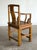 Antique Chinese Carved Elm Southern Official's Hat Armchair With Qilin Splat For Sale - Image 4 of 8