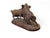 Black Black Forest Carved Sculpture of Two Warthogs, 1880s For Sale - Image 8 of 12