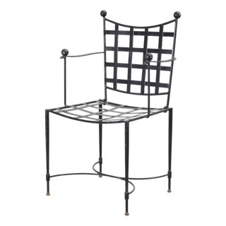 Mario Papperzini Mid-Century Amalfi Iron Patio Garden Armchair For Sale