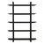 Maxwell Modern Black Bookcase For Sale