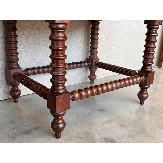 Pair of French Chestnut Bedside Nightstands With Two Drawers, Late 19th Century For Sale - Image 11 of 12