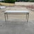 French French Two-Tone Steel and Brass Console For Sale - Image 3 of 10
