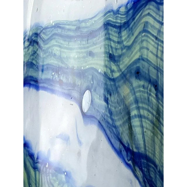 Murano Polychrome Murano Glass Vase, 1960s For Sale - Image 9 of 13