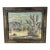 Mid 20th Century Carl G. Bray Southwest Desert Landscape Oil Painting in Gilt Frame For Sale