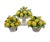 1970s Vintage Petite Italian Majolica Lemon Topiary Set of Three For Sale - Image 5 of 8