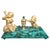 19th Century Italian Malachite and Ormolu Inkwell with Cupid and Mermaid, Mythol, 1890 For Sale - Image 11 of 11