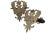 Continental Cast Brass Crowned Double-Headed Eagle & Dragon Candle Sconces — Pair, Attributed to the 19th Century For Sale - Image 18 of 18