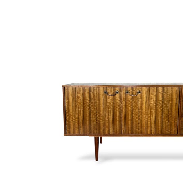 Mid-Century Walnut and Teak Sideboard from Morris of Glasgow, 1970s For Sale - Image 9 of 11