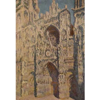 1950 After Claude Monet "The Cathedral of Rouen" First Edition Parisian Full-Color Print For Sale