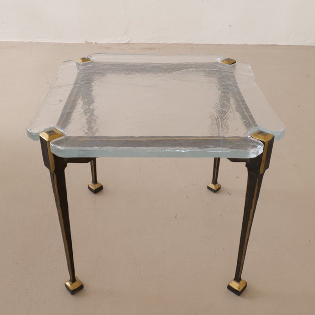 Brutalist Coffee Table in Bronze from Lothar Klute, 1980 For Sale - Image 9 of 10