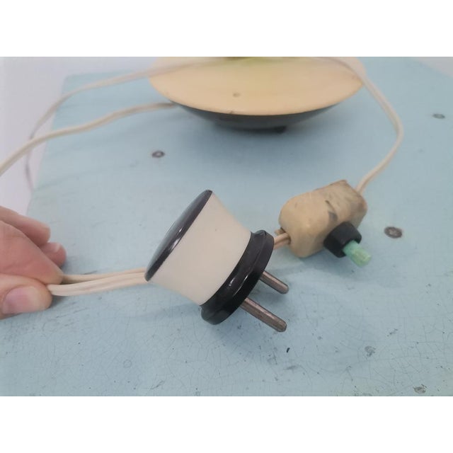 Green Acrylic Water Lily Night Light Lamp, Eastern Europe, 1970s For Sale - Image 16 of 18