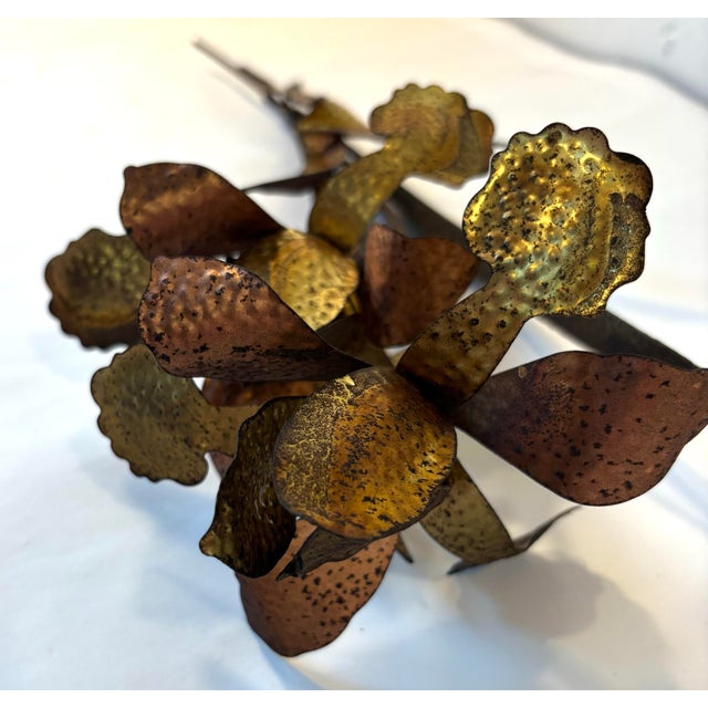 Mid Century Brutalist Metal Wall Art For Sale - Image 4 of 7