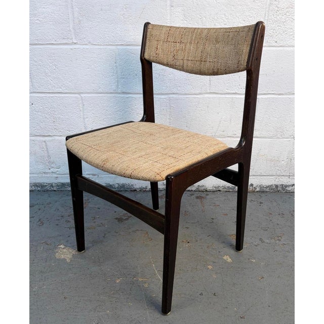 Set of Six Mid-Century Modern Danish Dining Chairs Attributed to Erik Buch For Sale - Image 9 of 14
