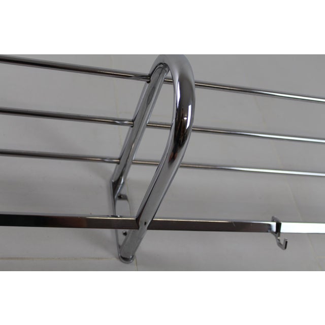 Vintage Bauhaus Style Chrome Coat & Hat Rack, 1940s For Sale - Image 15 of 18