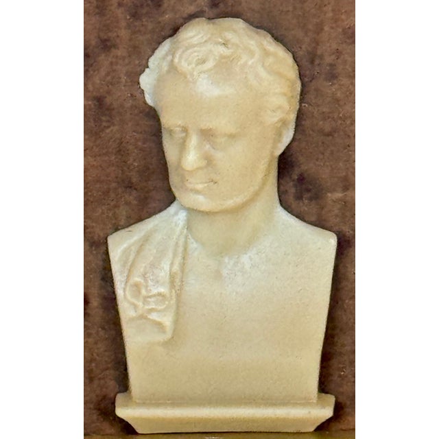 Wax Portrait of William Motherwell, Scottish Poet (1797-1835) by John Fillans For Sale In West Palm - Image 6 of 9