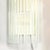 Pair of Mid-Century Transparent & Frosted Glass Rod Sconces With Brass Fittings For Sale - Image 10 of 10