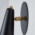 Metal 'Lupita' Sconces in Black & Brass by Alvaro Benitez - a Pair For Sale - Image 7 of 13