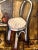 Modern Vitaly Dlugy White Chair, 1989 Oil on Canvas For Sale - Image 3 of 13