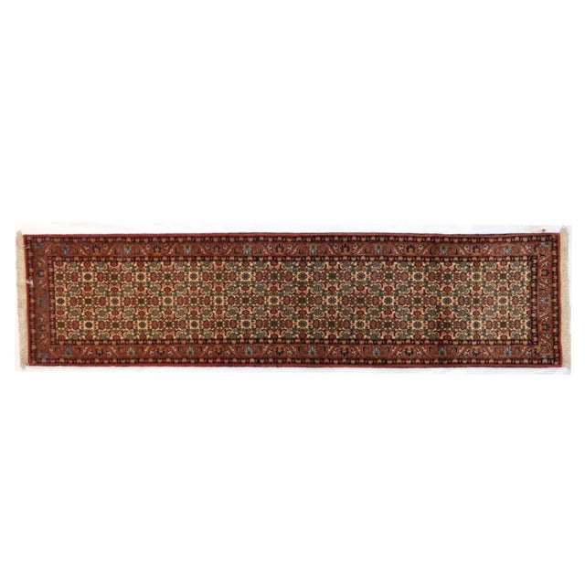 1970s Vintage Persian Bijar Runner For Sale In New York - Image 6 of 6