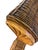 Late 20th Century Carved British Colonial Wicker Club Chair by Acacia Furniture & Two Leather Pillows For Sale - Image 12 of 12