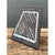 Black Vintage Geometric Patterned Ceramic Tile For Sale - Image 8 of 12