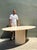 Stone Vintage Italian Travertine Oval Dining Table For Sale - Image 7 of 12